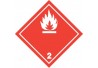 Naklejka ADR - GAZY ŁATWOPALNE 2.1 (biały) 250x250